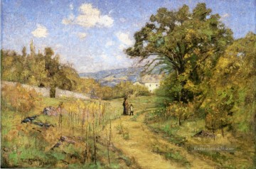  landschaft - September Theodore Clement Steele 1892 Impressionist Indiana Landschaften Theodore Clement Steele Szenerie